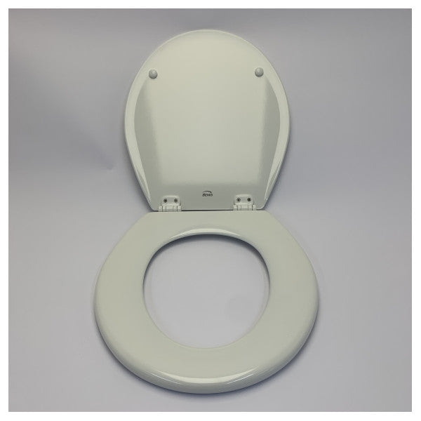 Jabsco Deluxe Flush Sanitário Elétrico de 14 Polegadas - Água Doce 12V - Modelo Reto - 58080-1012
