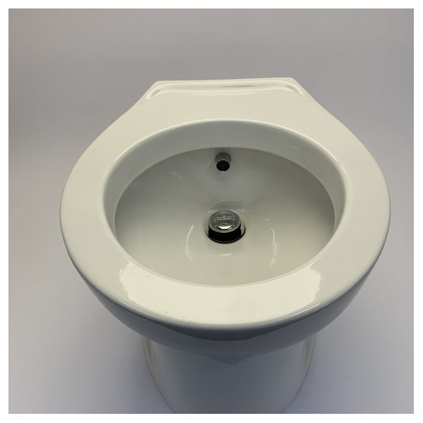 Bidet Jabsco Deluxe Flush 17 Polegadas Marinho - Montagem no Chão - 58090-1000