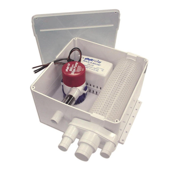 Regla 98A -24 800 GPH Sistema de bomba de drenaje de ducha 24 V