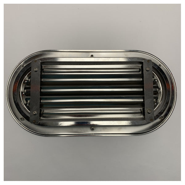 Rutgerson A1495-200 bocchetta ovale in acciaio inox 403 x 204 mm