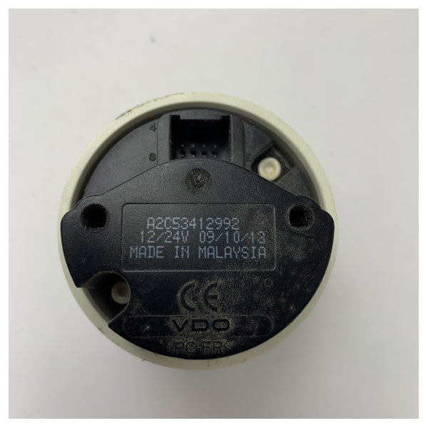 VDO A2C53412992 12/24Vフューエルレベルインジケーター ホワイト