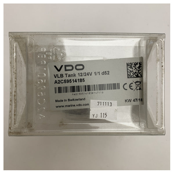 VDO A2C59514185 ViewLine Индикатор за нивото на горивото 3 - 180 ома