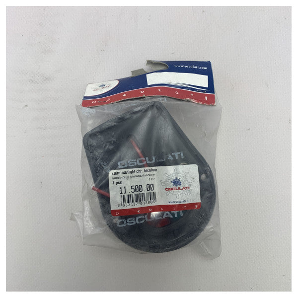 Chromowane oświetlenie nawigacyjne Osculati na lewej i prawej burcie - 11 500,00