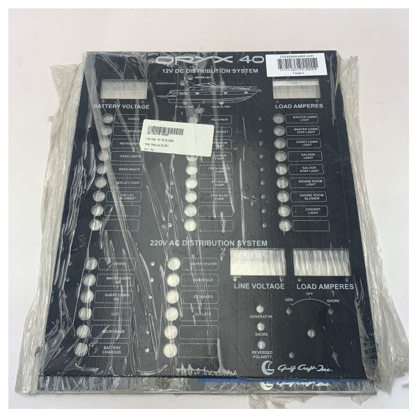 Gulf Craft Oryx 40 AC | DC kaiverrettu sähkökeskus