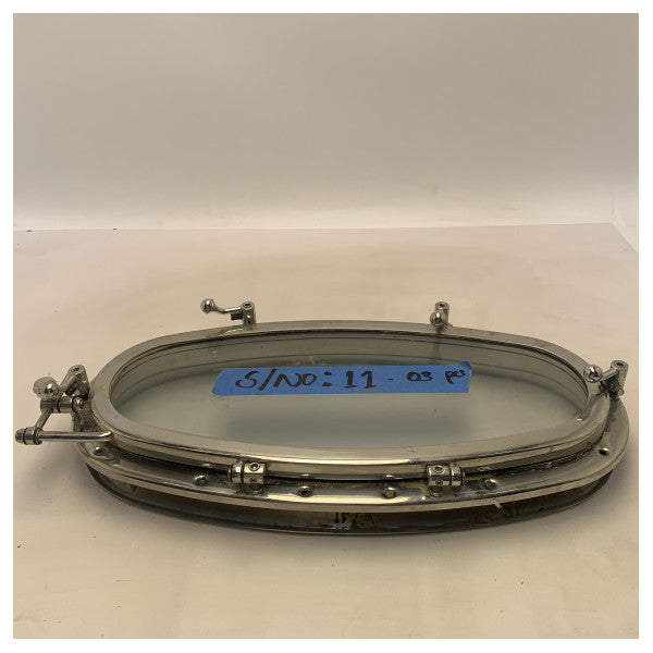 Tempestia de acero inoxidable apertura ovalada de buey