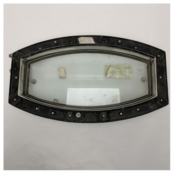 Tempesta ruostumattomasta teräksestä Elliptinen avattava ikkuna 20,32 x 45,72 cm