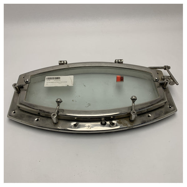 Tempesta ruostumattomasta teräksestä Elliptinen avattava ikkuna 20,32 x 45,72 cm