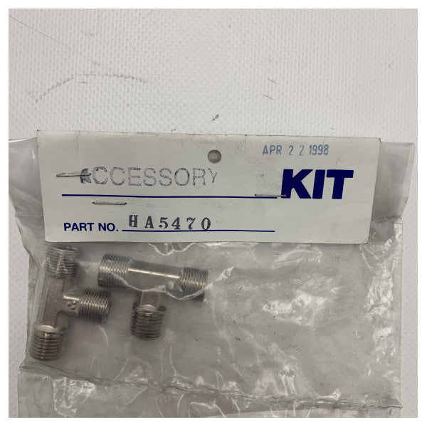 طقم تركيب مضخة الخوذة السوداء من SeaStar Teleflex - HA5470