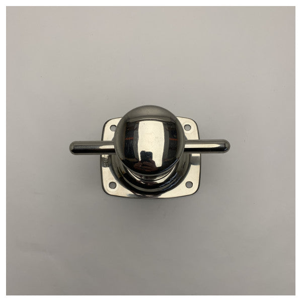 Vetus ACHIL130 stainless steel bollard with mounting plate