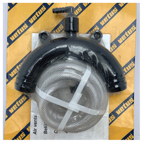 Vetus AIRVH38 38 mm belufterbøjning sort