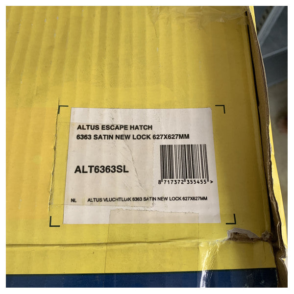 Vetus ALT6363SL アルミ開口デッキハッチ 701 x 701 mm