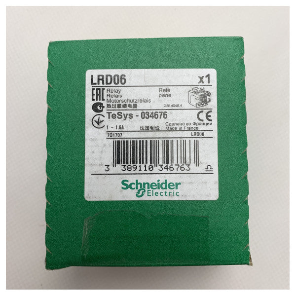 Schneider Electric LRD06 ρελέ θερμικής υπερφόρτωσης κινητήρα