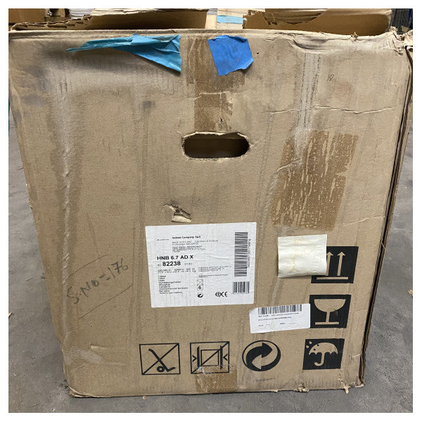 Ariston 60CM chimney type cooker hood HNB-6.7-ADX - silver