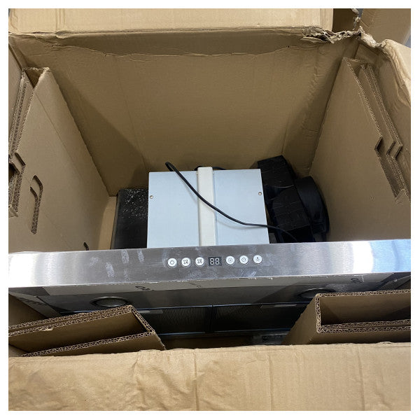 Ariston 60CM chimney type cooker hood HNB-6.7-ADX - silver