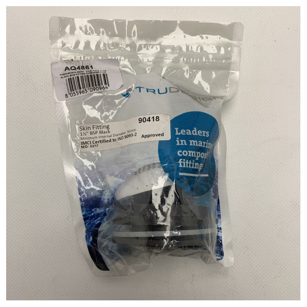 Tru-Design 1 1/2-инчова втулка за кожата, черна - AQ4861