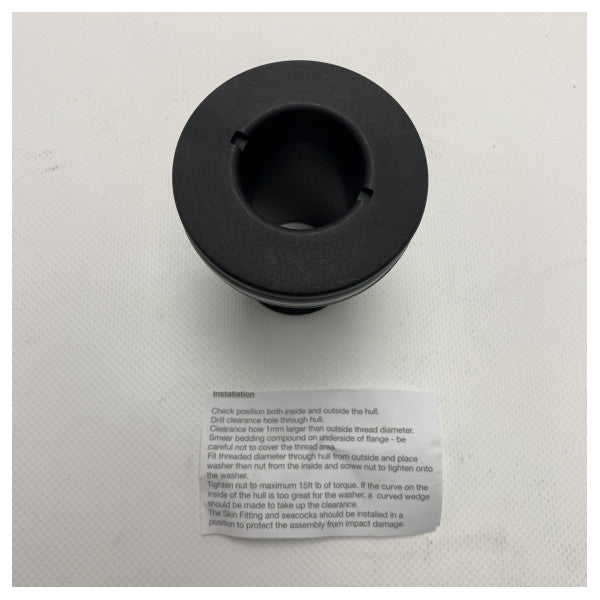 Tru-Design 1 1/2-инчова втулка за кожата, черна - AQ4861