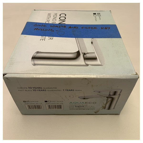 Aquaeco Black Single Lever Badezimmer Tab-AQM-CND-301-CP