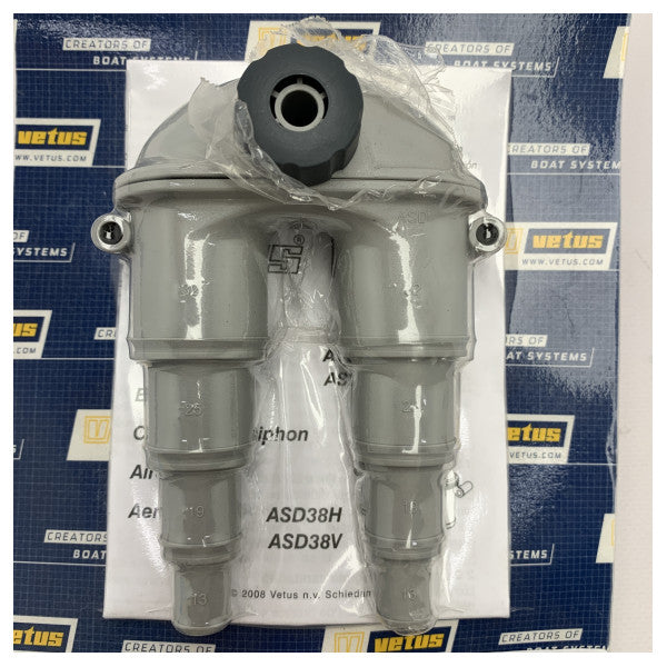 Vetus ASDV 12 - 32 mm arejador de plástico com válvula