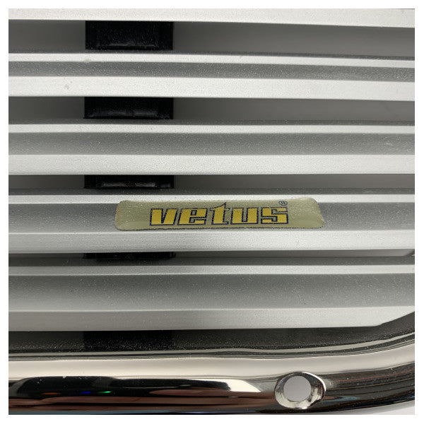 Vetus ASV070A grelha oval de sucção de ar em alumínio 590 x 159 mm