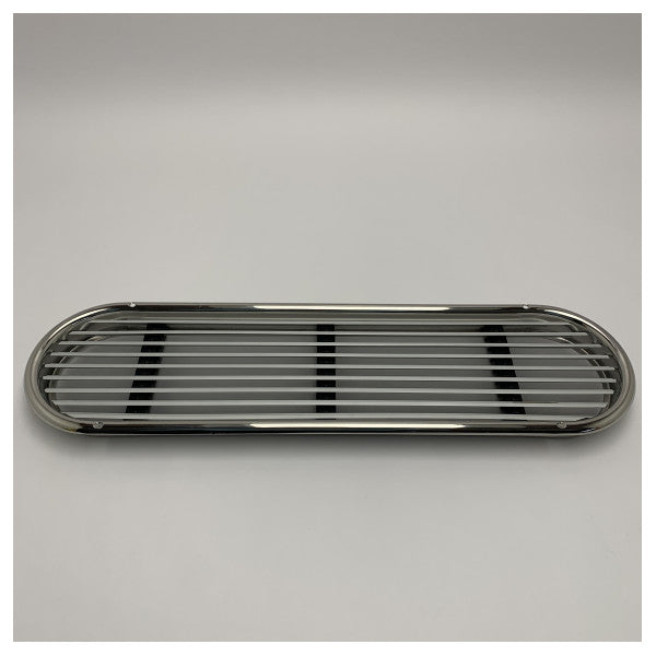 Vetus ASV070A grelha oval de sucção de ar em alumínio 590 x 159 mm