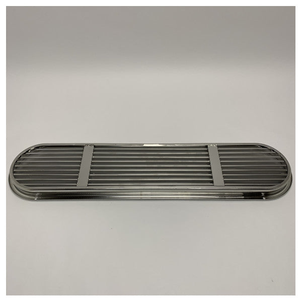 Vetus ASV100A овален вентилационен отвор от неръждаема стомана 730 x 172 mm