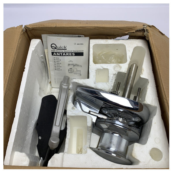 Палубна лебідка Quick Antares 1524D 1500Вт 24В з нержавіючої сталі 10 мм - AT1524D - AT1524D