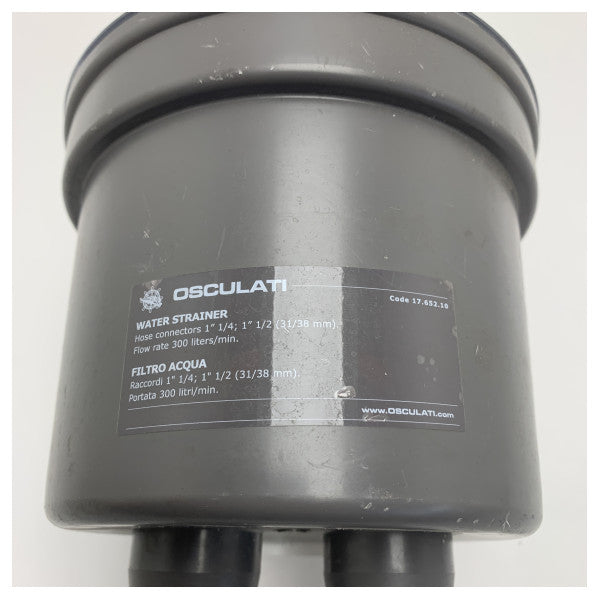 Osculati Aquanet XL sjøvannfilter - filter 1 1/2 tomme 300L/min