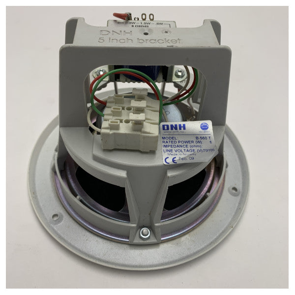 DNH Marine Водоустойчив 5-инчов морски високоговорител B-560-T с издръжлив метален корпус и лесен монтаж