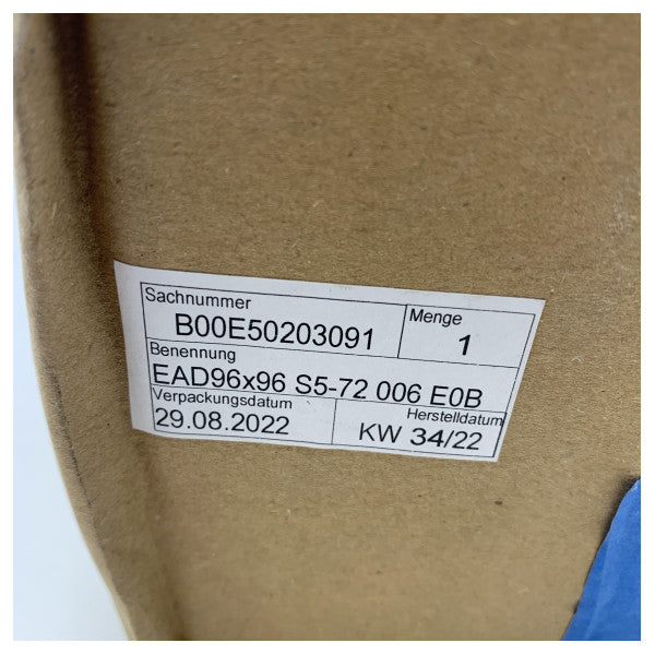 MTU 3000 RPM moottorin kierrosluvun ilmaisin - EAD96x96 -B005E50203091