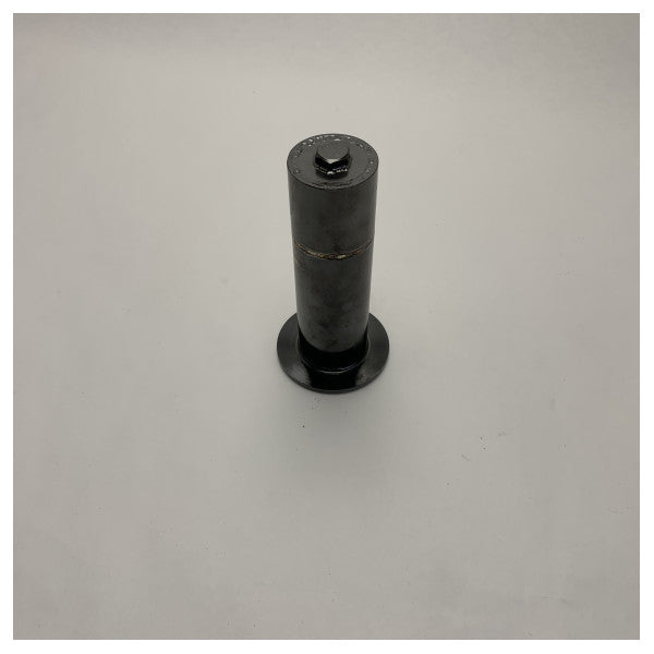 Black Coated Marine Bimini Pole Holder 160x45mm - B160X45