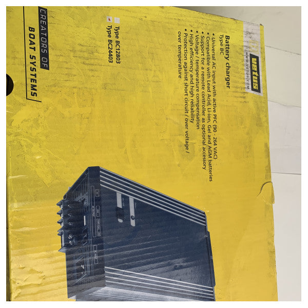 Φορτιστής μπαταρίας Vetus BC24403 24V | 40A 3 εξόδων