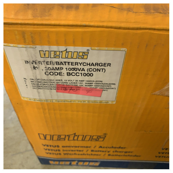 Vetus BCC1000 30A 12V - 1000W caricabatterie inverter