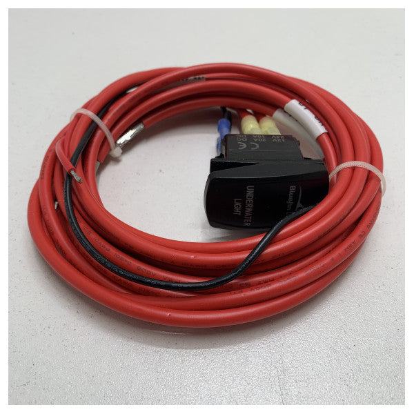 BlueFin LED interruttore di controllo della luce subacquea kit nero