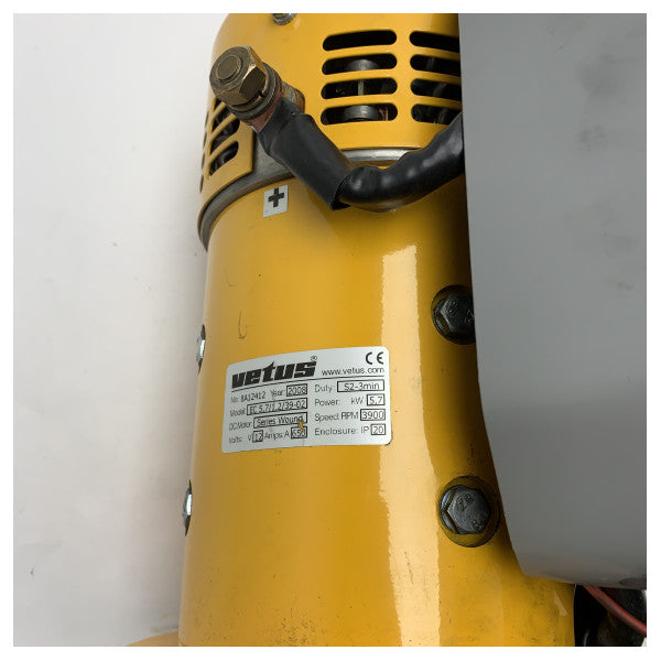 Vetus BOW9512 moteur électrique et solénoïde 95 KGF 12V