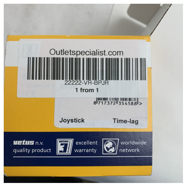 Sterowanie joystickiem Vetus BPJR dla dziobowego lub rufowego steru strumieniowego