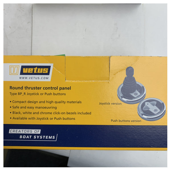 Sterowanie joystickiem Vetus BPJR dla dziobowego lub rufowego steru strumieniowego