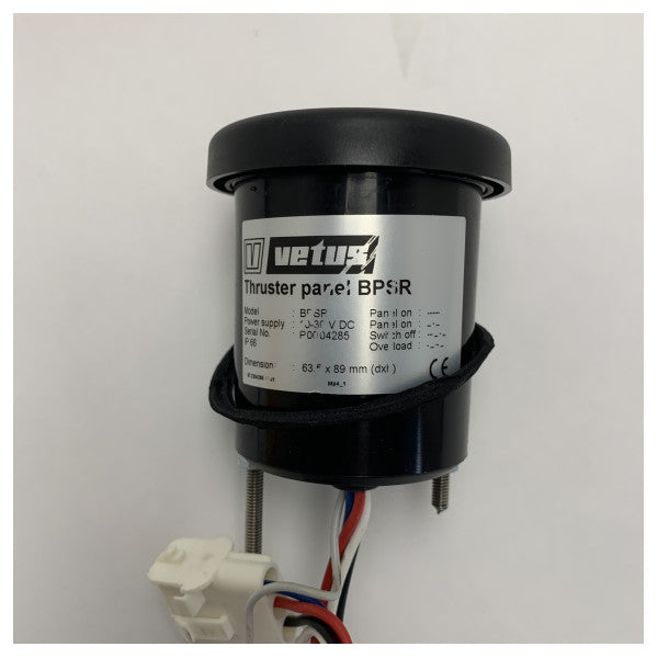 Panneau de commande Vetus BPSR pour le propulseur d'étrave et le propulseur de poupe