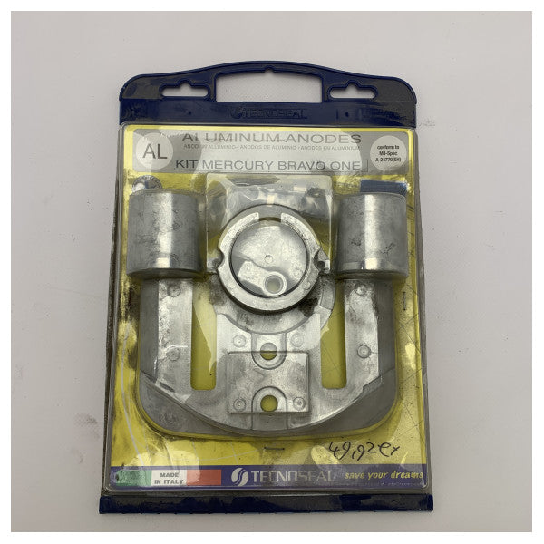 Техноуплътнение Меркурий алуминий Bravo One комплект аноди