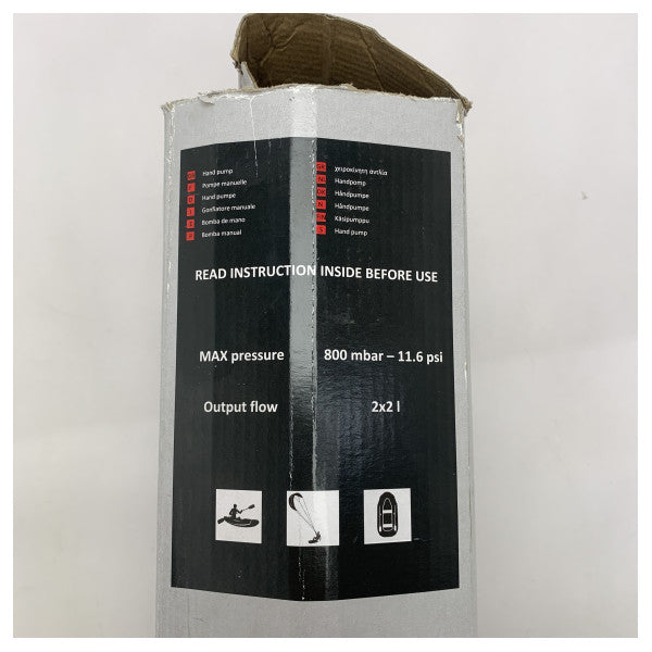 Pompa powietrza Bravo 4 dwustronnego działania - ALU R.E.D