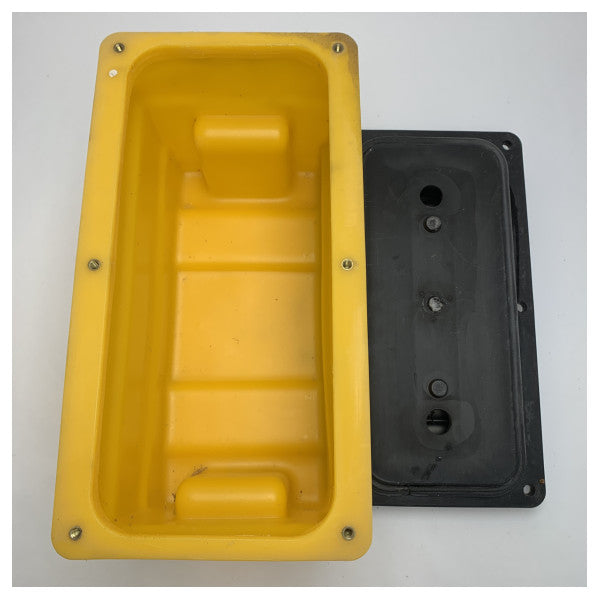 Oceabac BS001 battery storage box yellow 355 x 185 x 230