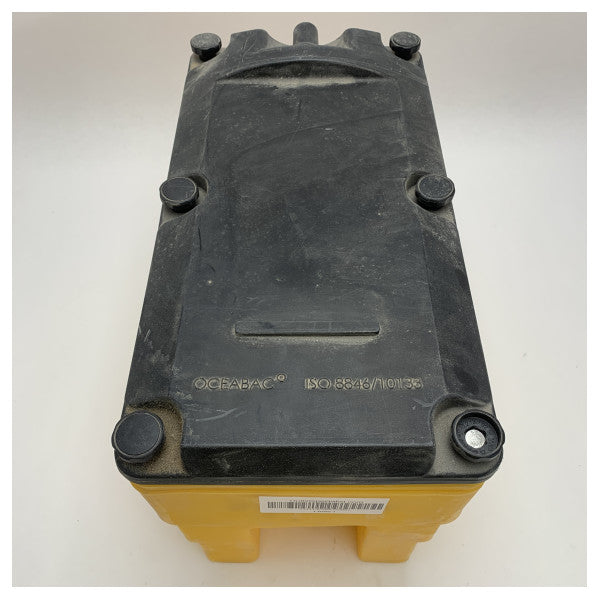 Oceabac BS001 battery storage box yellow 355 x 185 x 230