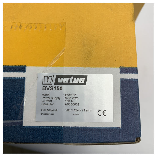 Vetus BVS150 diviseur de batterie 12/24V