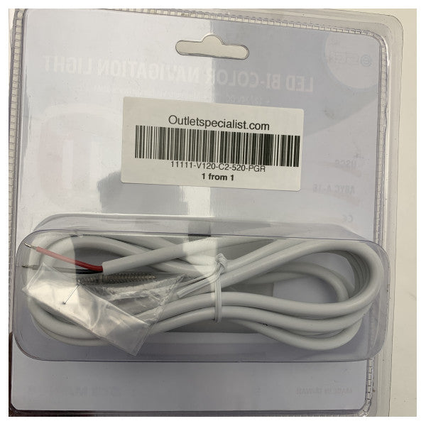 SCI Marine C2-520-PGR مصباح ملاحة أخضر - أحمر 12/24 فولت