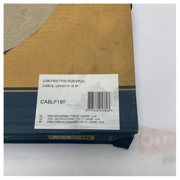 Vetus CABLF160 16M кабел за управление на двигателя с ниско триене