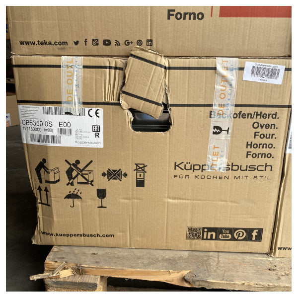 Kuppersbusch CB6350.0S compact build in oven black 10 function