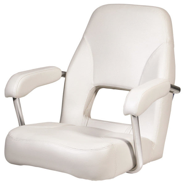 Stały fotel pilota morskiego Vetus Master biały - CHFASW