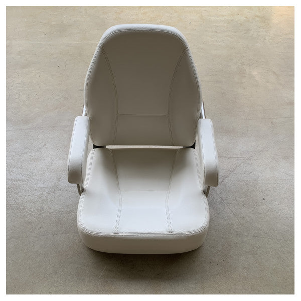 Stały fotel pilota morskiego Vetus Master biały - CHFASW