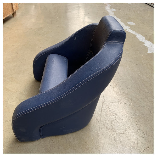 Vetus klappbarer Bootssteuersitz blau - CHFUSB