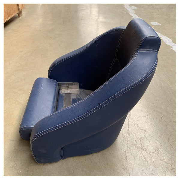 Vetus klappbarer Bootssteuersitz blau - CHFUSB