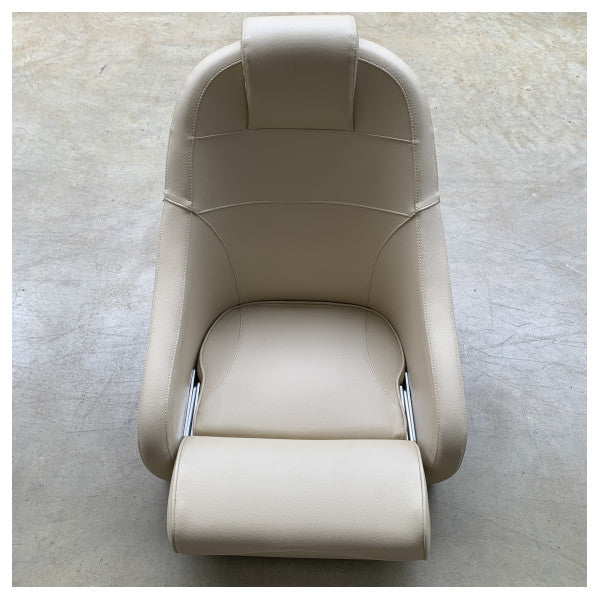 Vetus CHFUSC King pilot- hjelm sæde creme flip-up